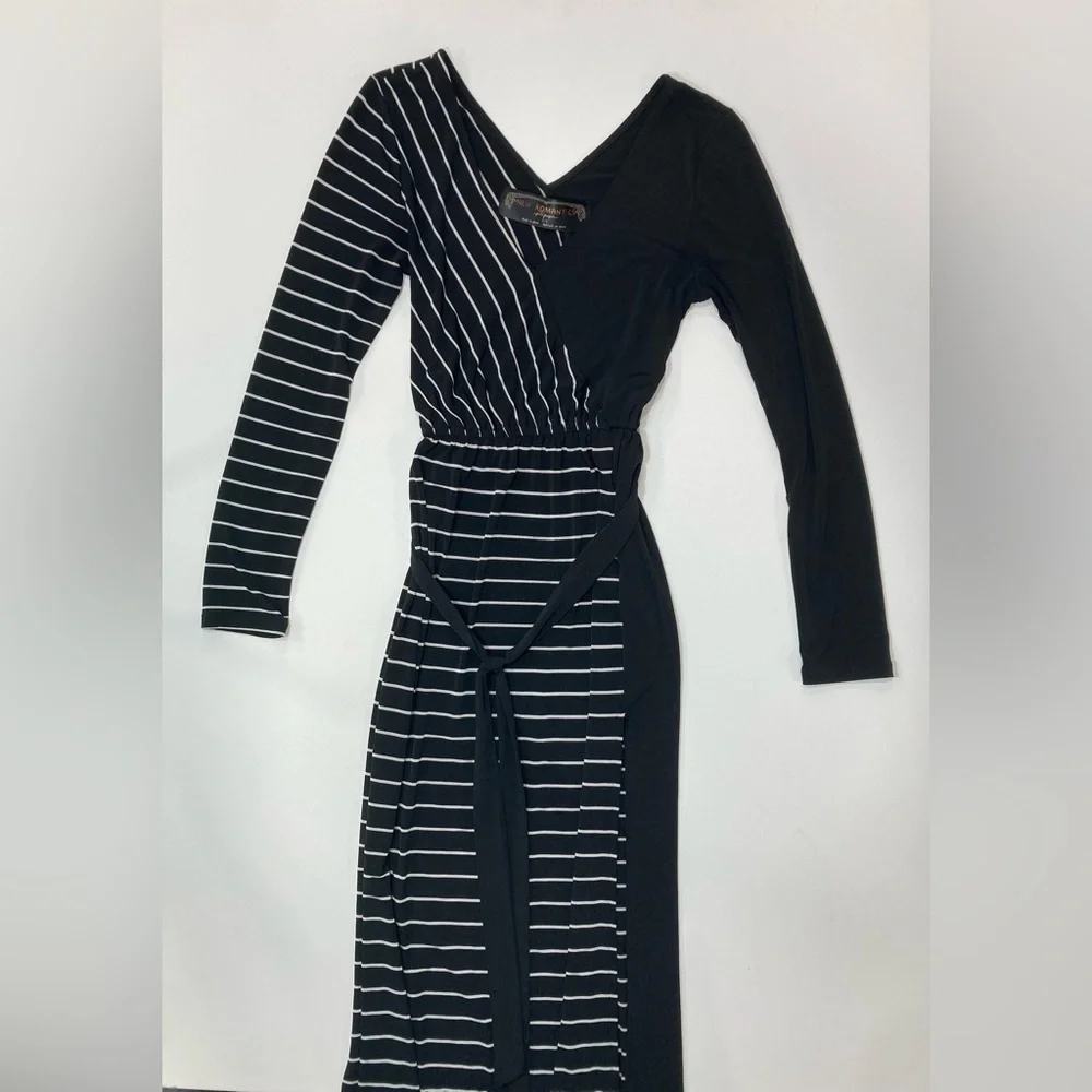Free People New Romantics Striped Long Sleeve Maxi Dress - Picture 6 of 14